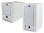 Boite a archives liderpapel carton recycle 325g/m2 dos    200mm 367x200x251mm coloris   blanc – Image 2