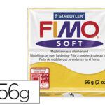 Pâte à modeler fimo soft coloris jaune pain 57g