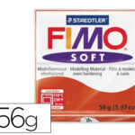 Pâte à modeler fimo soft coloris rouge pain 57g