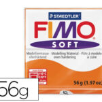 Pâte à modeler fimo soft coloris mandarine pain 57g