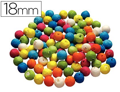 97639g-1.jpg Boule cellulose univers de piwi diamètre 18mm coloris assortis sachet 100 unités – Image 1