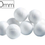 Boule cellulose univers de piwi diamètre 60mm coloris blanc sachet 20 unités
