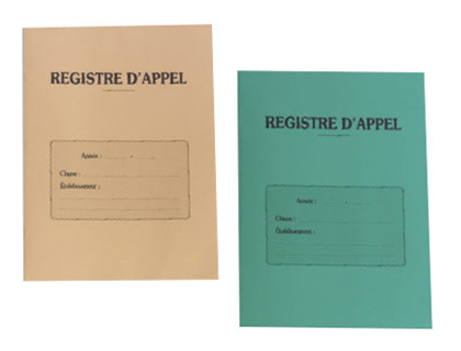 97801g-1.jpg Registre appel journalier éditions fuzeau couverture 250g/m2 a4 210x297mm découpé – Image 1