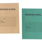 Registre appel journalier éditions fuzeau couverture 250g/m2 a4 210x297mm non découpé