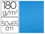 Papier cartonne liderpapel 50x65cm 180gr coloris         turquoise paquet 25 feuilles