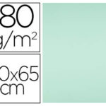 Papier cartonne liderpapel 50x65cm 180gr coloris vert    paquet 25 feuilles