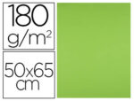 Papier cartonne liderpapel 50x65cm 180gr coloris vert    pistache paquet 25 feuilles