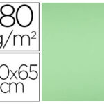 Papier cartonne liderpapel 50x65cm 180gr coloris vert    herbe paquet 25 feuilles