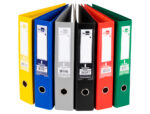 Classeur levier liderpapel documenta a4+ carton remborde dos 75mm rado metallique      coloris assortis clasic – Image 4