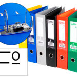 Classeur levier liderpapel documenta a4+ carton remborde dos 75mm rado metallique      coloris assortis clasic