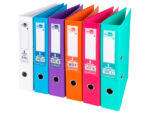Classeur levier liderpapel documenta a4+ carton remborde dos 75mm rado metallique      coloris assortis trending – Image 2
