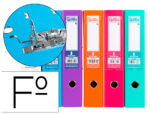 Classeur levier liderpapel documenta a4+ carton remborde dos 75mm rado metallique      coloris assortis trending