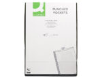 Pochette q-connect polypropylene lisse perforee  folio 120 mc cristal sachet   10 unites – Image 6
