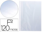 Pochette q-connect polypropylene lisse perforee  folio 120 mc cristal sachet   10 unites