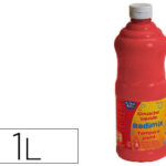 Gouache lefranc bourgeois non toxique fluide grande couvrance coloris carmin flacon 1000ml