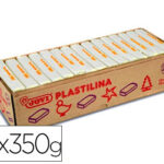 Pâte à modeler jovi plastilina végétale coloris blanc 350g