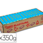 Pâte à modeler jovi plastilina végétale coloris bleu clair 350g