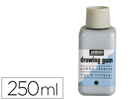 98810g-1.jpg Gomme réserve pébéo drawing gum pelliculable flacon 250ml – Image 1