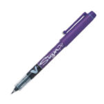 Stylo-feutre pilot v sign pen écriture moyenne 0.6mm pointe fibre polyester encre intense liquide niveau visible violet