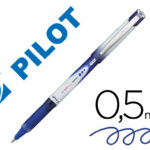Roller pilot vball 5 pointe métal grip couleur bleu