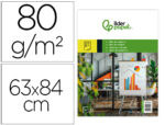 Bloc conférence liderpapel 63x84cm papier uni 80g/m2 conventions réunions 50f
